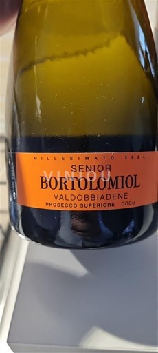 Vénétie Conegliano Valdobbiadene Prosecco Bortolomiol Senior 2023