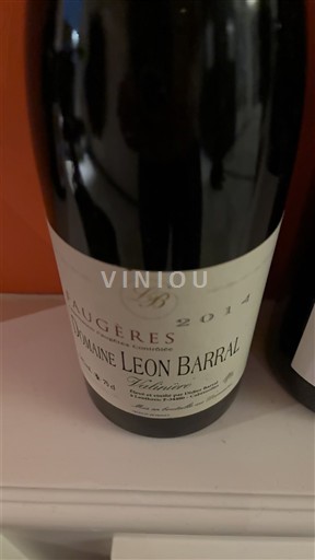 Langvedok Faugères Domaine Léon Barral Valinière 2014