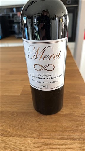 Bordeaux Montagne-saint-émilion Château Moulin Blanc La Chapelle Merci 2022