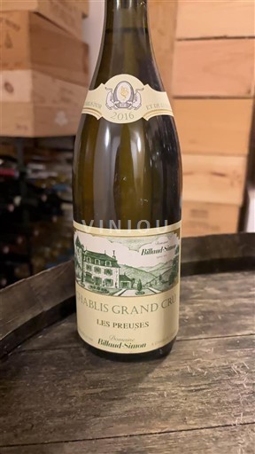 Burgundija Chablis Grand Cru Domaine Billaud-Simon Les Preuses 2016
