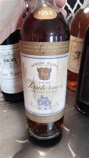 Bordeaux Sauternes Agneau Blanc 1952