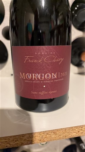 Beaujolais Morgon Domaine Franck Chavy 2021