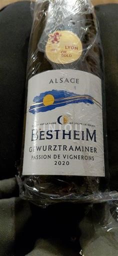 Alsace Gewurztraminer Bestheim Passion de Vignerons 2020