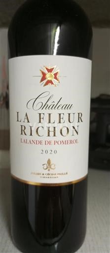Bordeaux Lalande-de-Pomerol Chateau La Fleur Richon 2020