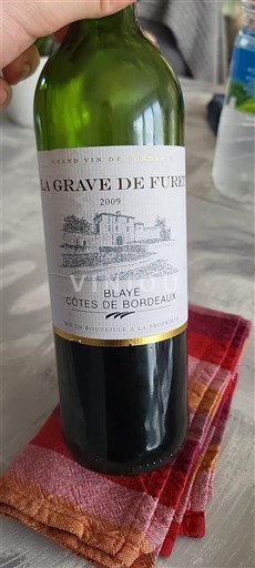 Bordeaux Blaye-Côtes-de-Bordeaux La Grave de Furey 2009