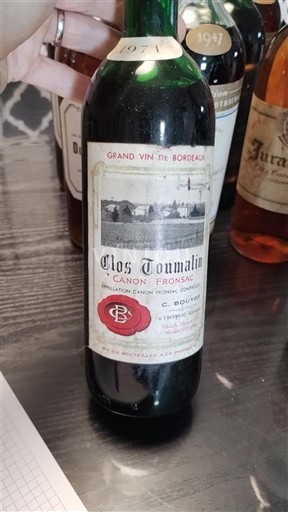 Bordeaux Canon-Fronsac Clos Toumalin 1971