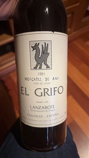 Quần đảo Canary Lanzarote El Grifo Moscatel de Ana Không niên vụ