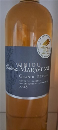 Provence Côtes-de-Provence Château Maravenne Grande Réserve 2018