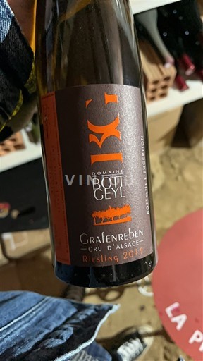 Alsace Domaine Bott-Geyl Grafenreben 2015