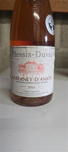Loiretal Cabernet d’Anjou Plessis-Duval 2016