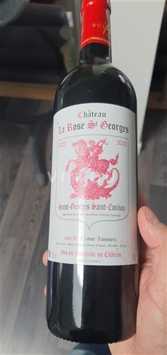 Bordoja Saint-Georges-Saint-Émilion Château La Rose St Georges 2022