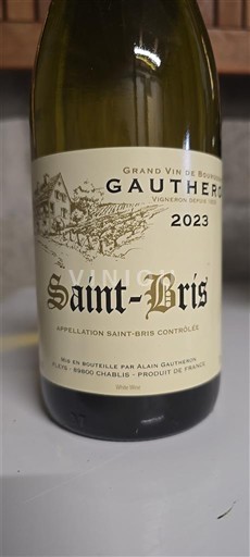Burgund Saint-Bris Gautheron 2023