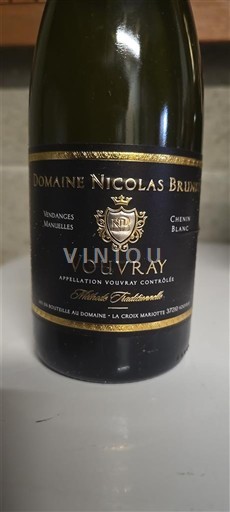 Loiredalen Vouvray Domaine Nicolas Brunet 2021
