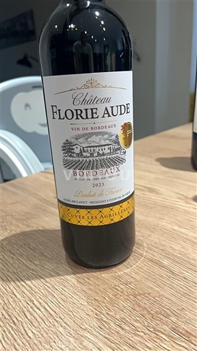Bordeaux Château Florie Aude Les Agrielles 2023
