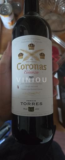 Catalonia Catalunya Torres Coronas Crianza 2021