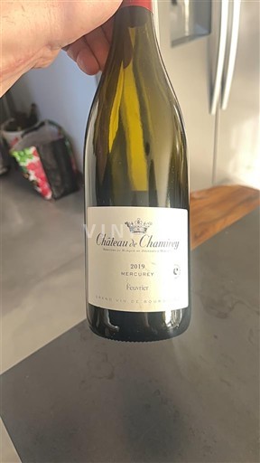 Bourgogne Mercurey Château Chamilly Mercurey 2019