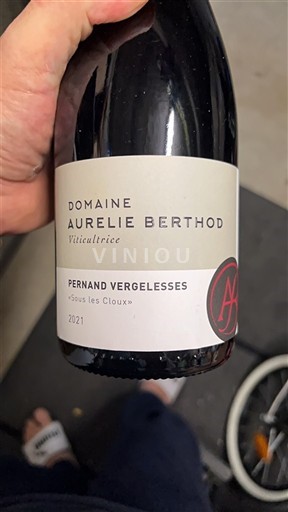 Bourgogne Pernand-Vergelesses Domaine Aurélie Berthod Sous les Cloux 2021
