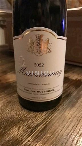 Bourgogne Marsannay Philippe Rossignol 2022