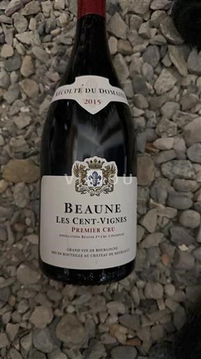 Bourgogne Beaune Premier Cru Château Meursault Les Cent-Vignes 2015