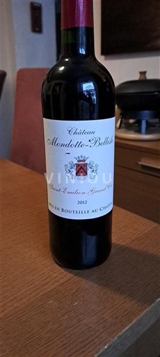 Bordeaux Saint-Émilion Grand Cru Grand Cru Château Mondotte-Bellot 2012