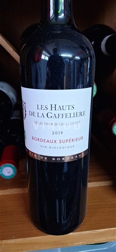 Burdeos Bordeaux superior Les Hauts de la Gaffelière Sélection d'Excellence 2019