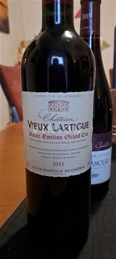 Bordeaux Saint-Émilion Grand Cru Grand Cru Château Vieux Lartigue 2011