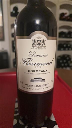 Bordeaux Domaine Florimond 2022