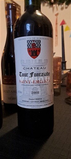 Bordeaux Saint-Émilion Château Tour Fonrazade 2008