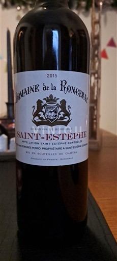 Bordeaux Saint-Estèphe Domaine La Ronceray 2015