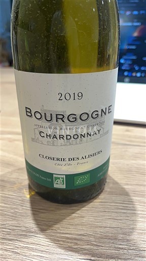 Bourgondië Bourgogne Closerie des Alisiers Chardonnay 2019
