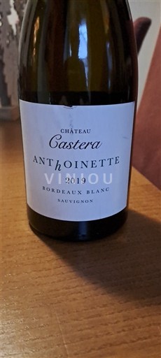 Bordeaux Bordeaux White Château Castera Antoinette 2019
