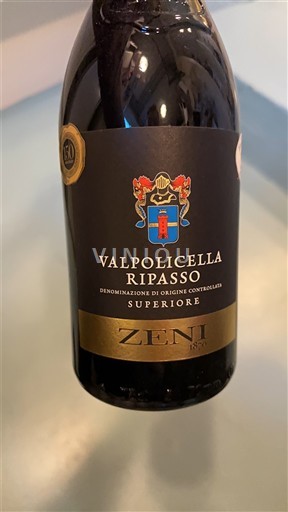 Vénétie Valpolicella Ripasso Zeni Superiore 2022