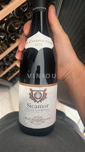 Thung lũng Rhône Crozes-hermitage M. Chapoutier Sicamor 2020