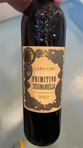 Apulia Susumaniello Salento Coppiere Primitivo Susumaniello 2023