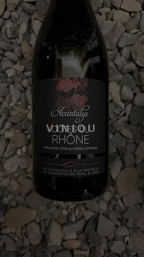 Rhônedalen Côtes du Rhône Les Vignerons de Tavel & Lirac Acantalys 2019