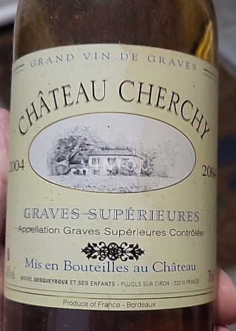 Bordeaux Graves Château Cherchy 2004
