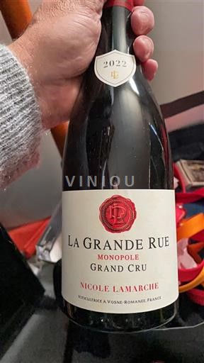 Víno Rouge sec La Grande Rue Monopole Domaine Lamarche 2022 Francie Burgundsko Grande rue AOC Grand Cru