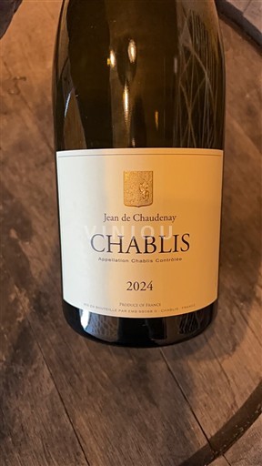 Burgundija Chablis Jean de Chaudenay 2024
