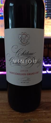 Bordeaux Saint-Émilion Grand Cru Grand Cru Château Cadet Peychaud 2010