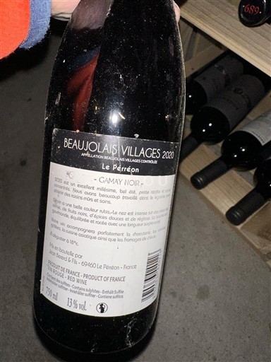 Beaujolais Beaujolais Villages Le Perréon 2020