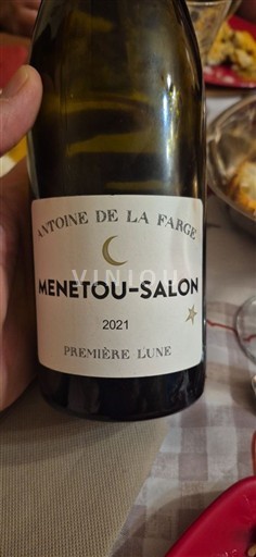 Thung lũng sông Loire Menetou-salon Antoine de la Farge Première Lune 2021
