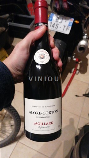 Víno Rouge sec Les Affouagères Moillard 2023 Francie Burgundsko Aloxe-Corton AOC