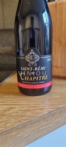 Wallonie Vin de Pays des Jardins de Wallonie Chapitre Saint-Rémi 2021