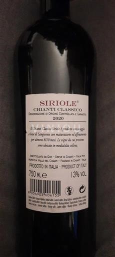 Toscana Chianti Classico Orsini & Damiano Siriole 2020