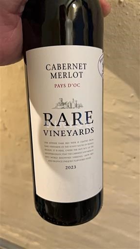 Linguadoca e Rossiglione Paese d'Oc Rare Vineyards Cabernet Merlot 2023