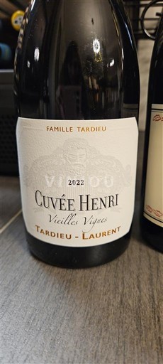 Rhônedalen Côtes du Rhône Tardieu-Laurent Henri Vieilles Vignes 2022