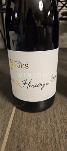 Valle del Rodano Costières di Nîmes Château Nages Héritage 2021