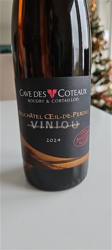 Neuchâtel Không được chỉ định Cave des Coteaux Neuchâtel Œil-de-Perdrix 2024