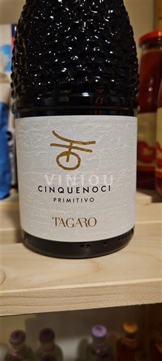 Apulie Nespecifikováno Tagaro Cinquenoci Primitivo 2022