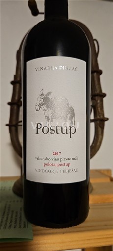 Dalmatia Không được chỉ định Vinarija Dingac Postup 2017